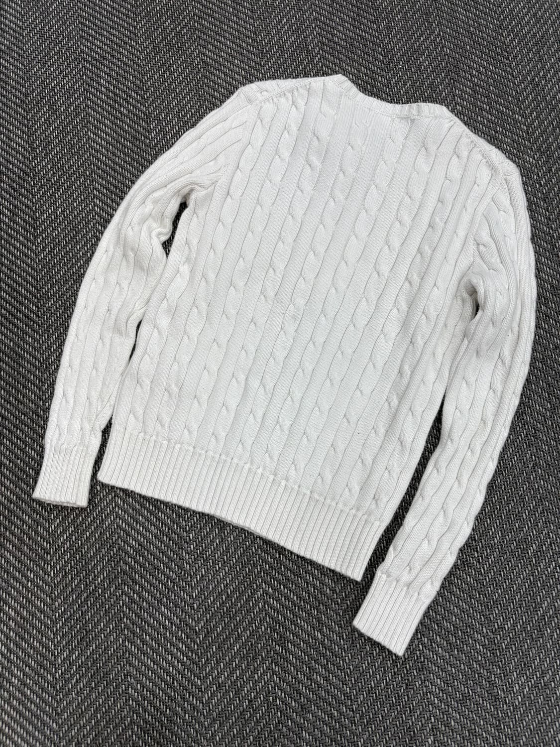 폴로 니트 화이트 상품이미지7