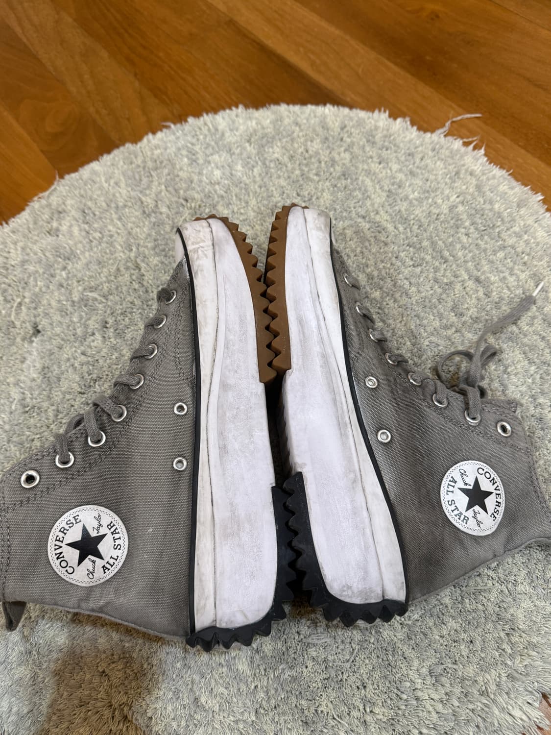 [280] 컨버스 런스타 하이크 하이 빈티지 스모크 그레이 상품이미지2