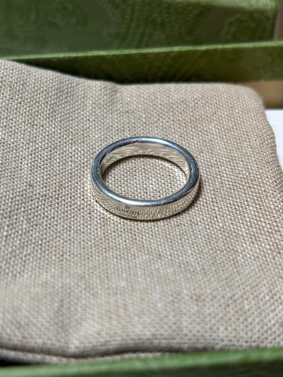 구찌 인터로킹 G 반지 풀박스(12호) 상품이미지2