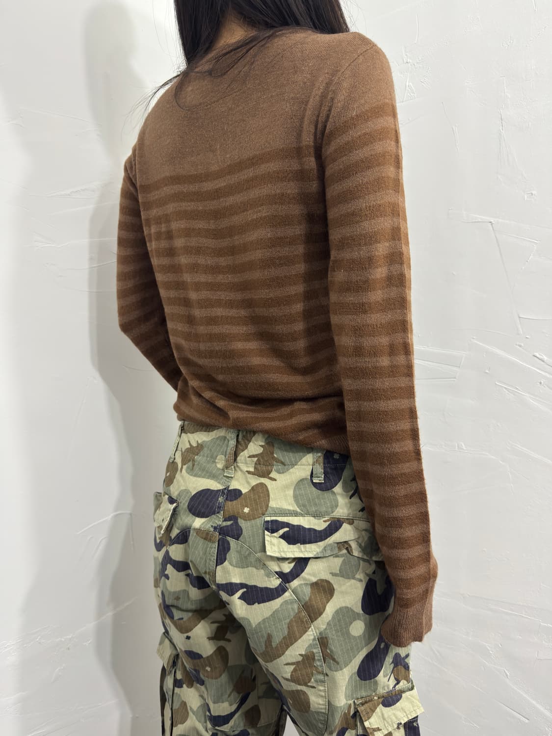 scalzi stripe knit cardigan 상품이미지4