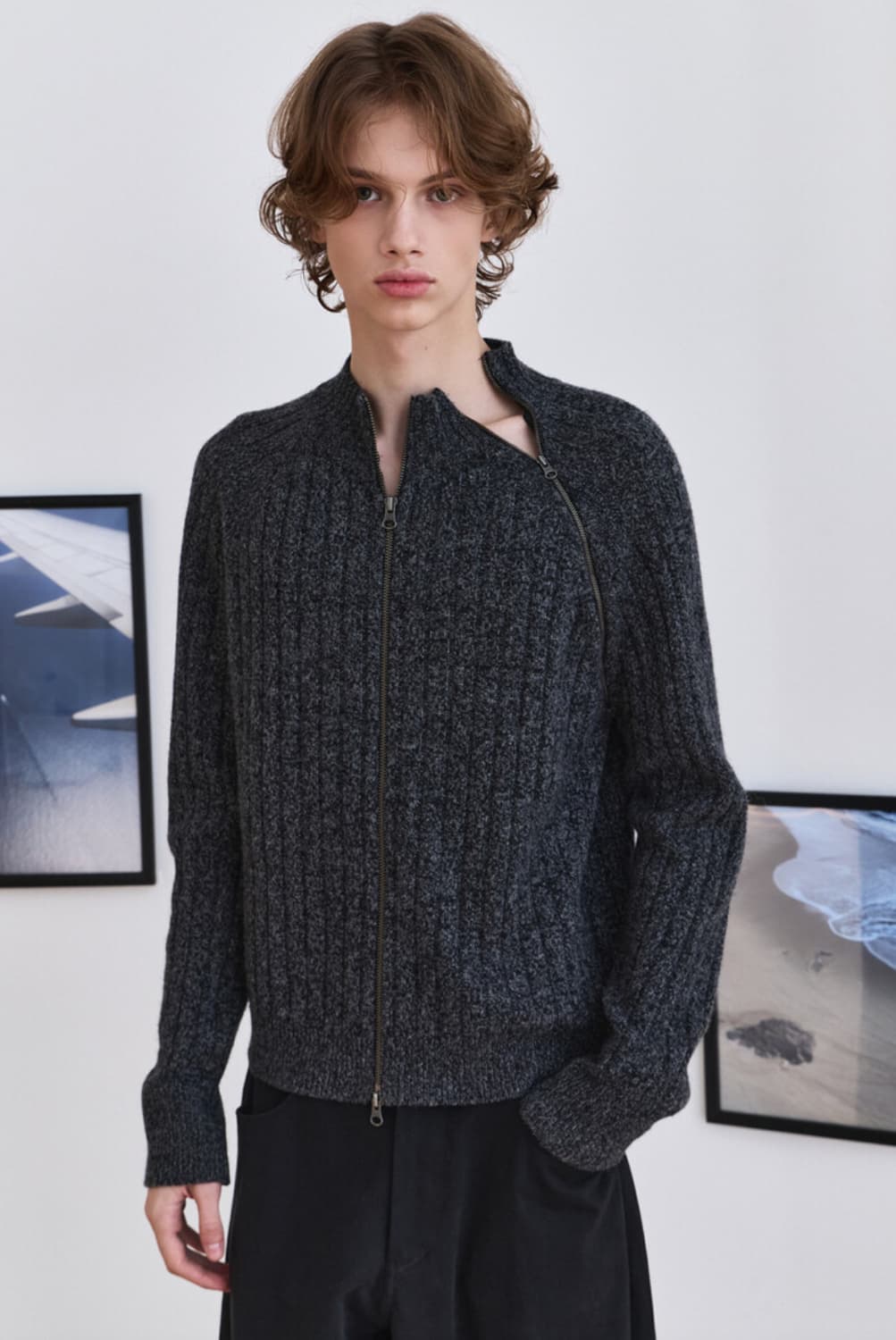 웨이비니스 풀집업 그레이 2 상품이미지1