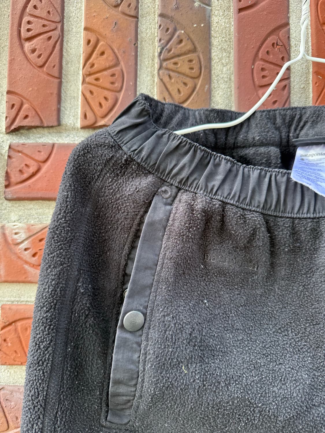 Patagonia Synchilla 플리스 팬츠 (블랙 / XS) 상품이미지3