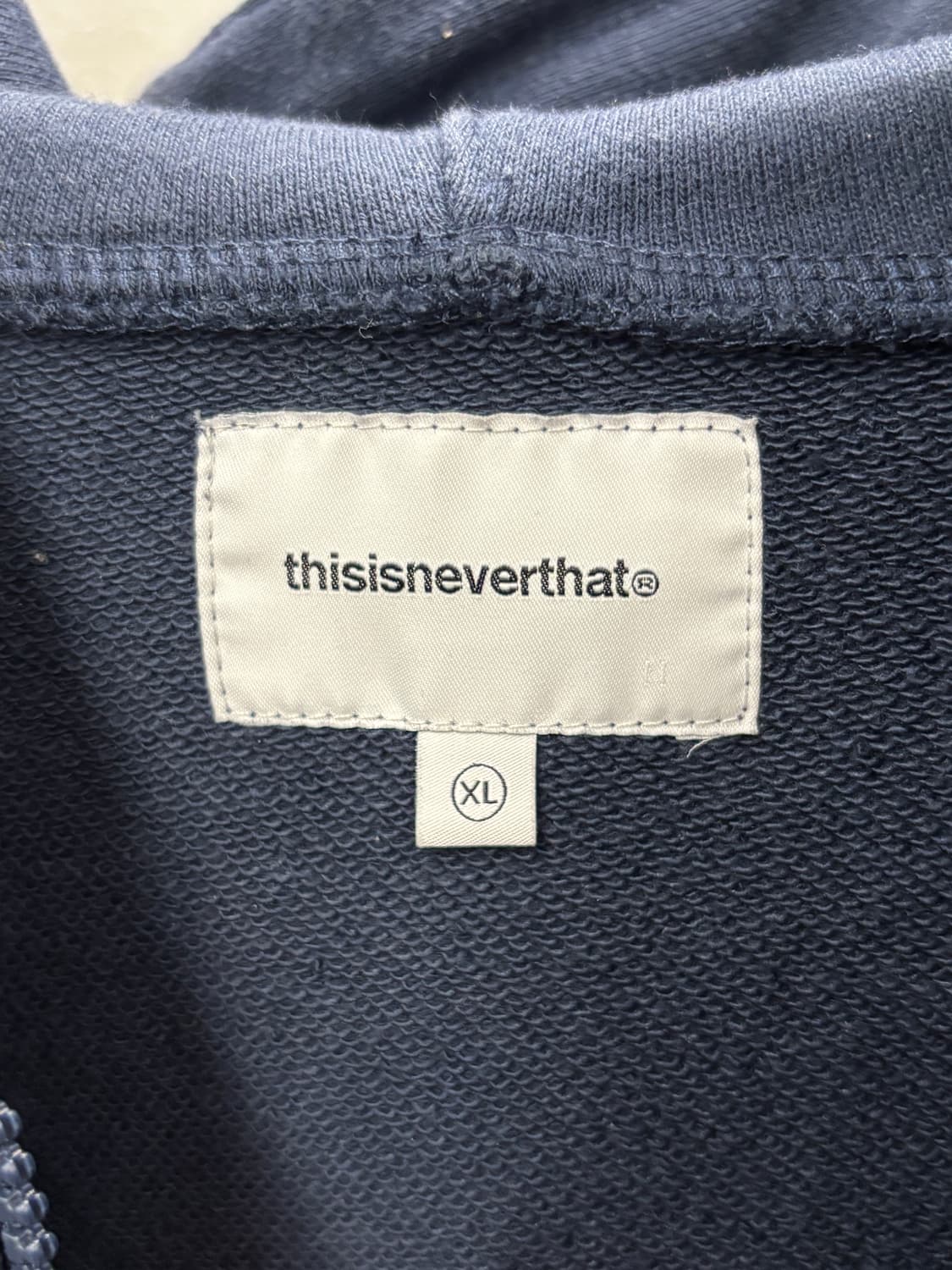 디스이즈네버댓 네이비 후드집업 XL 상품이미지4