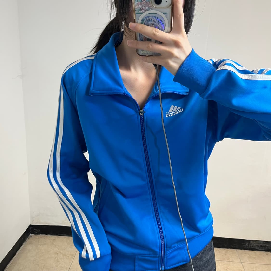 Adidas Blue Track Jacket 상품이미지3
