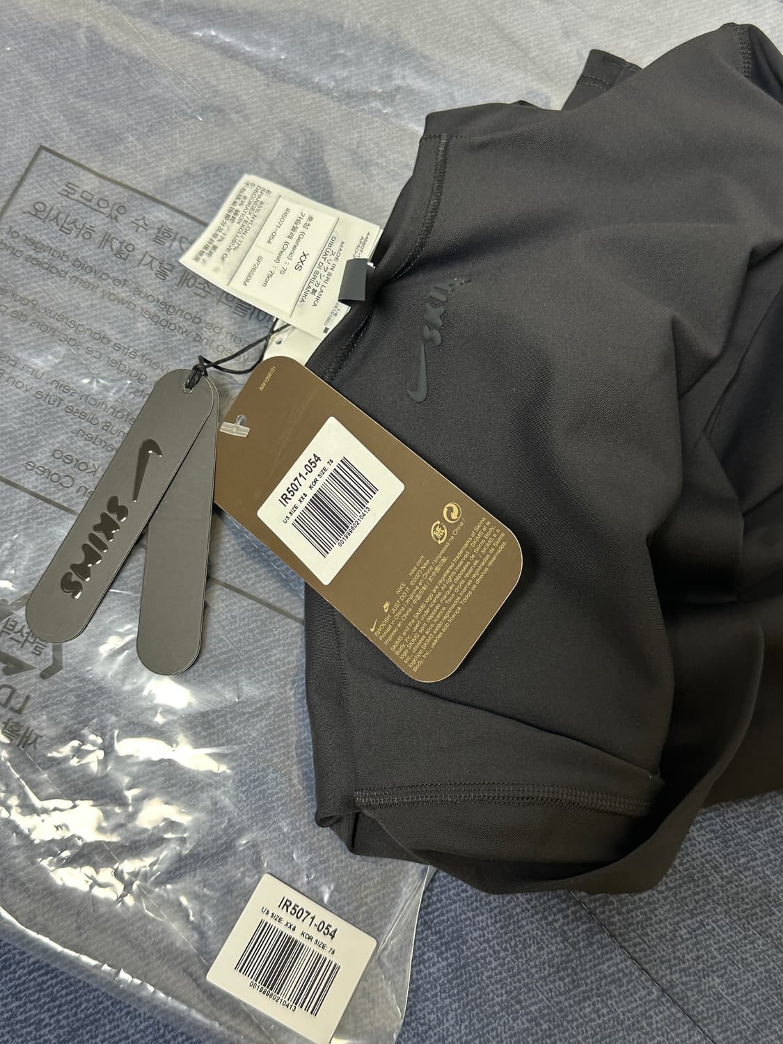 나이키 스킴스 매트 하프집 롱슬리브 XXS 새상품 상품이미지2