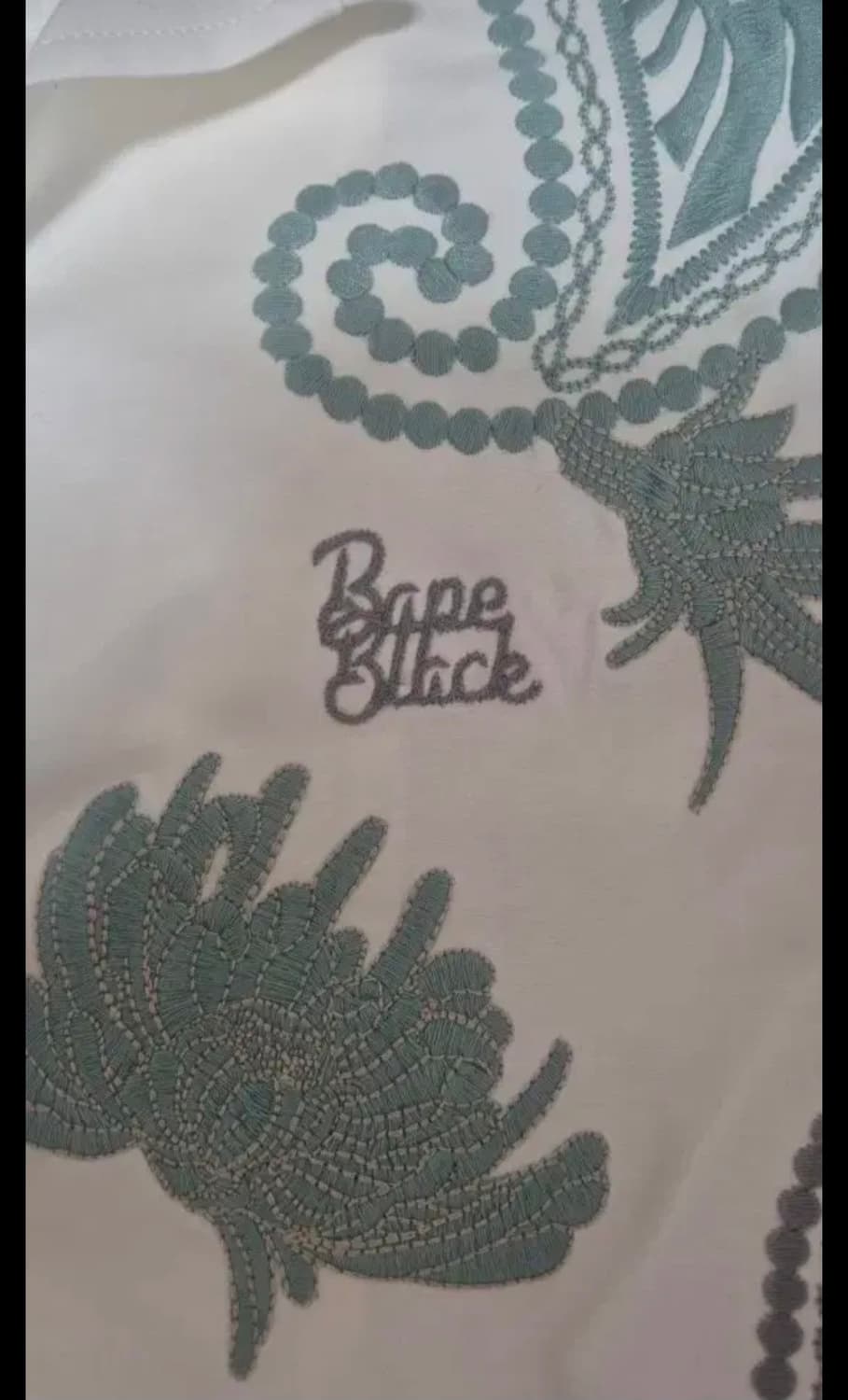 BAPE BLACK 반팔 셔츠 BAPE Black Bold Paisely 상품이미지4