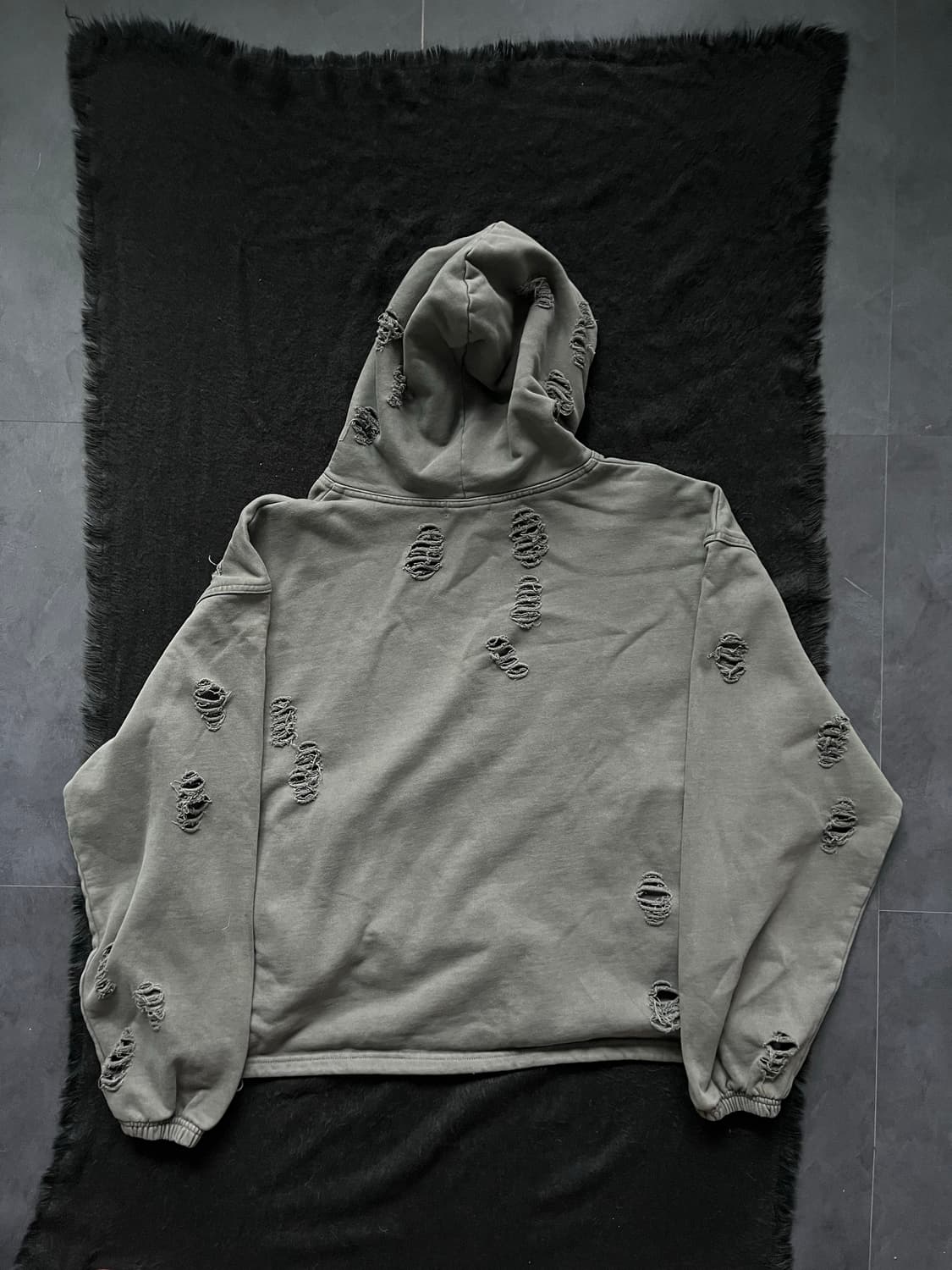 Thug Club Rock Hoodie Gray 상품이미지2