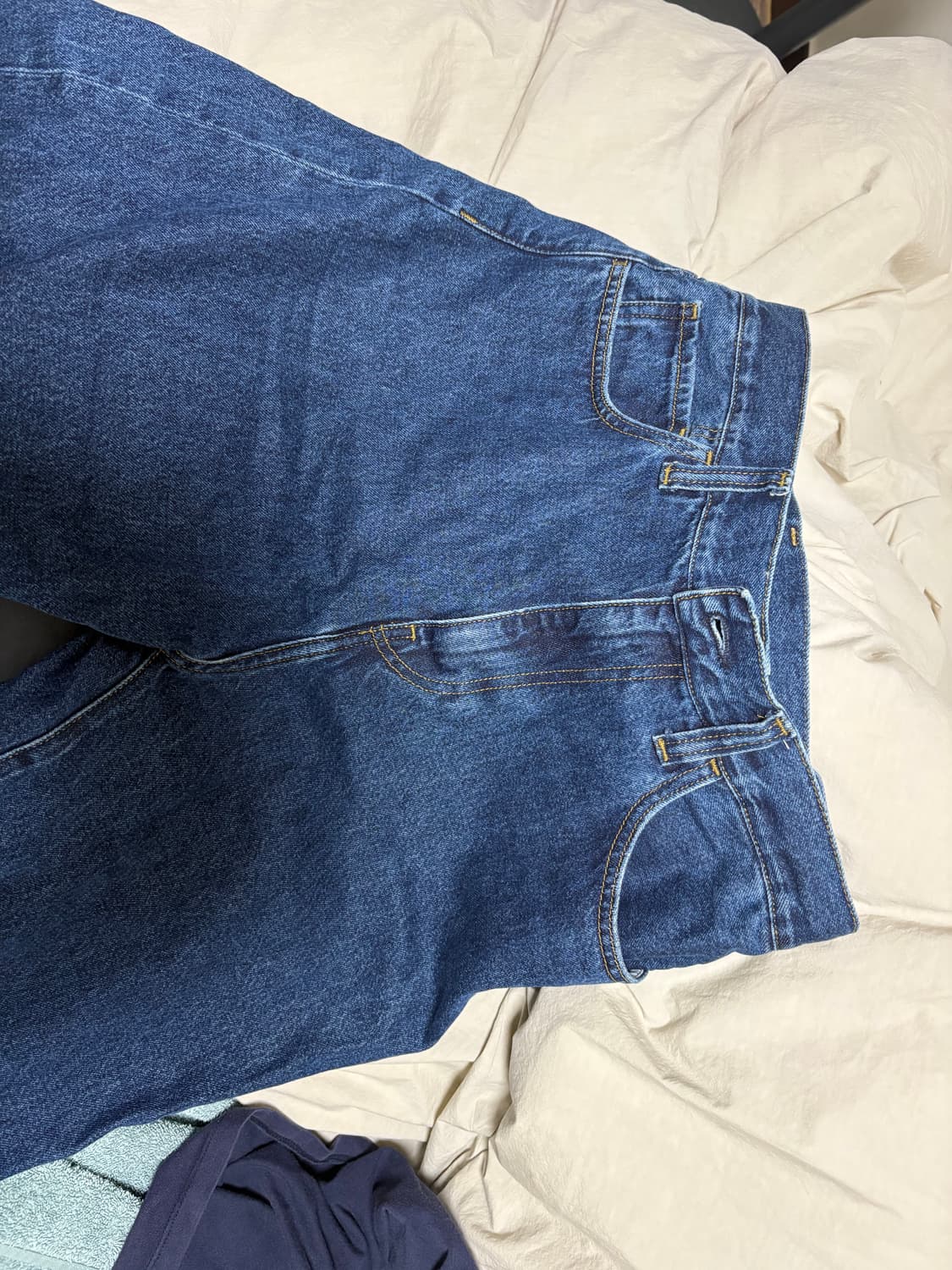 칼하트 WIP 랜든 팬츠 블루 스톤 워시드 30 상품이미지3