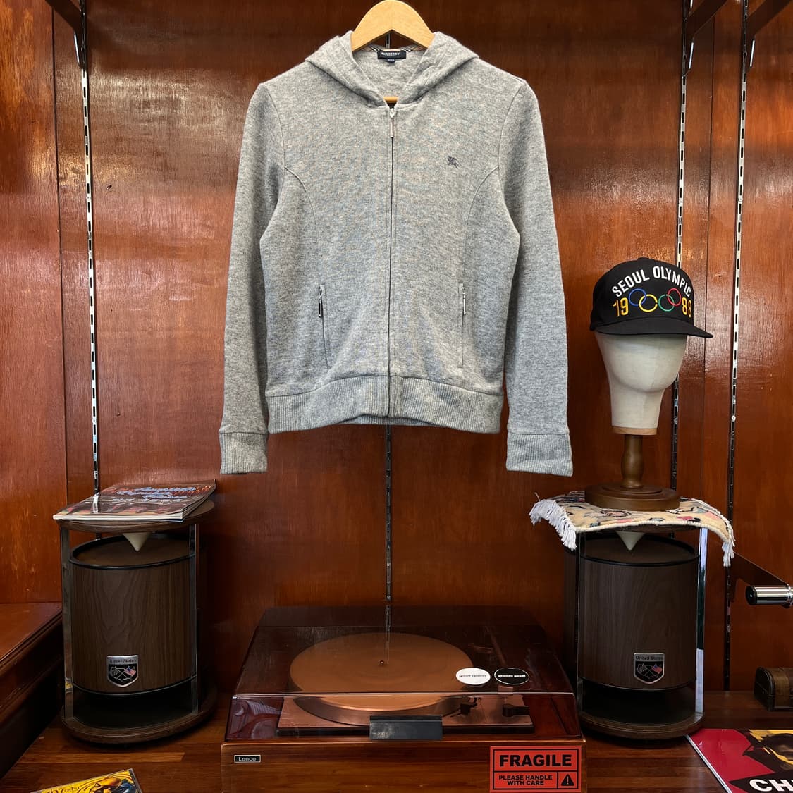 버버리 울 혼방 니트 후드집업  [ 44 ] 상품이미지2