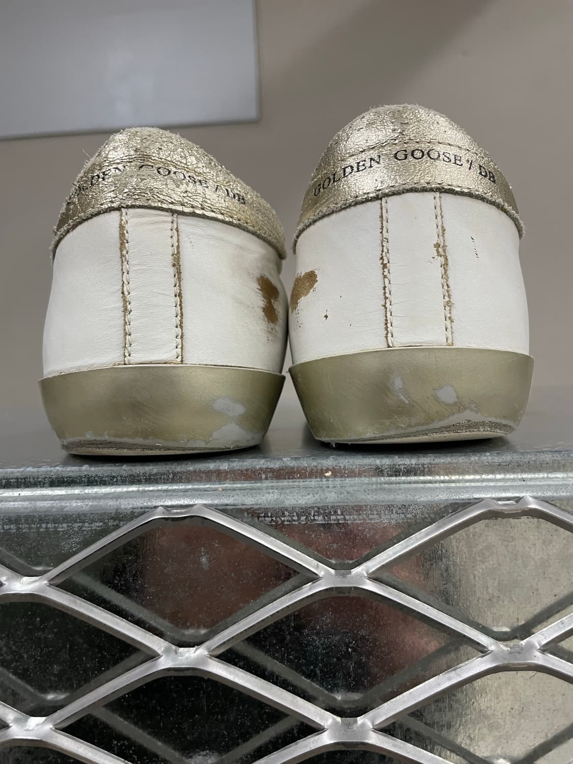 골든구스 슈퍼스타 골드 탭 스니커즈 38 상품이미지10