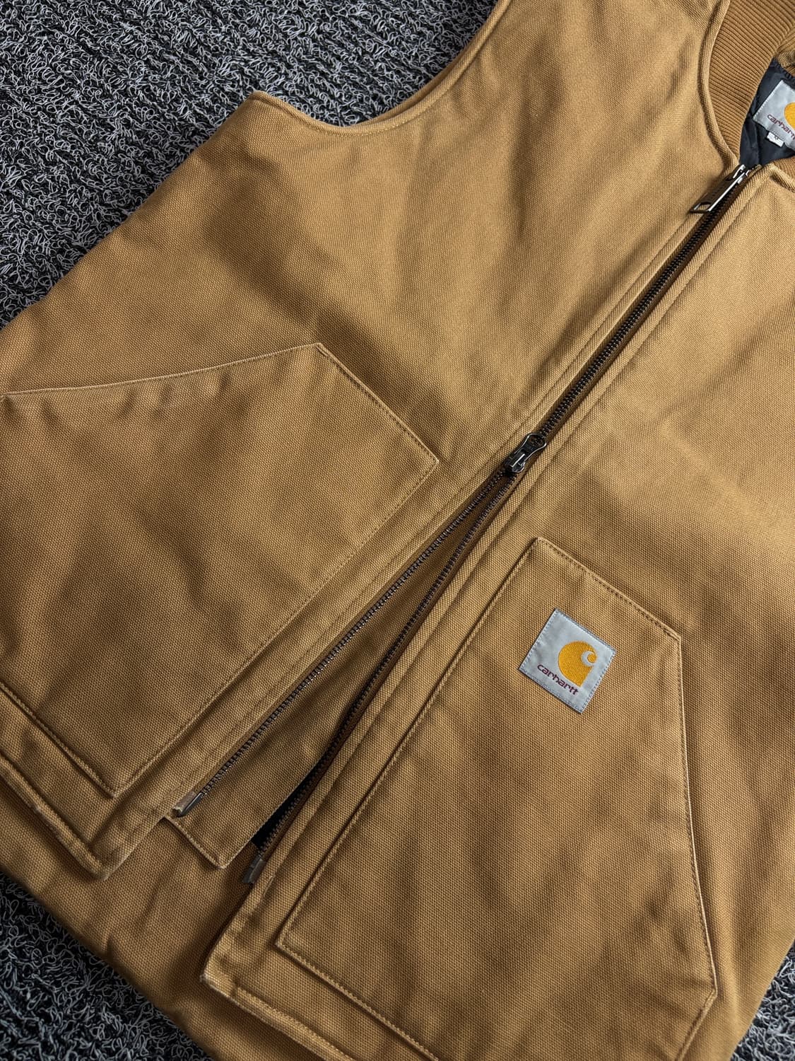 칼하트 V01 인슐레이티드 캔버스 립 워크 조끼 3994 상품이미지3