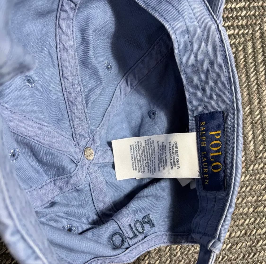 폴로 랄프로렌 블루 볼캡(OS) 상품이미지5