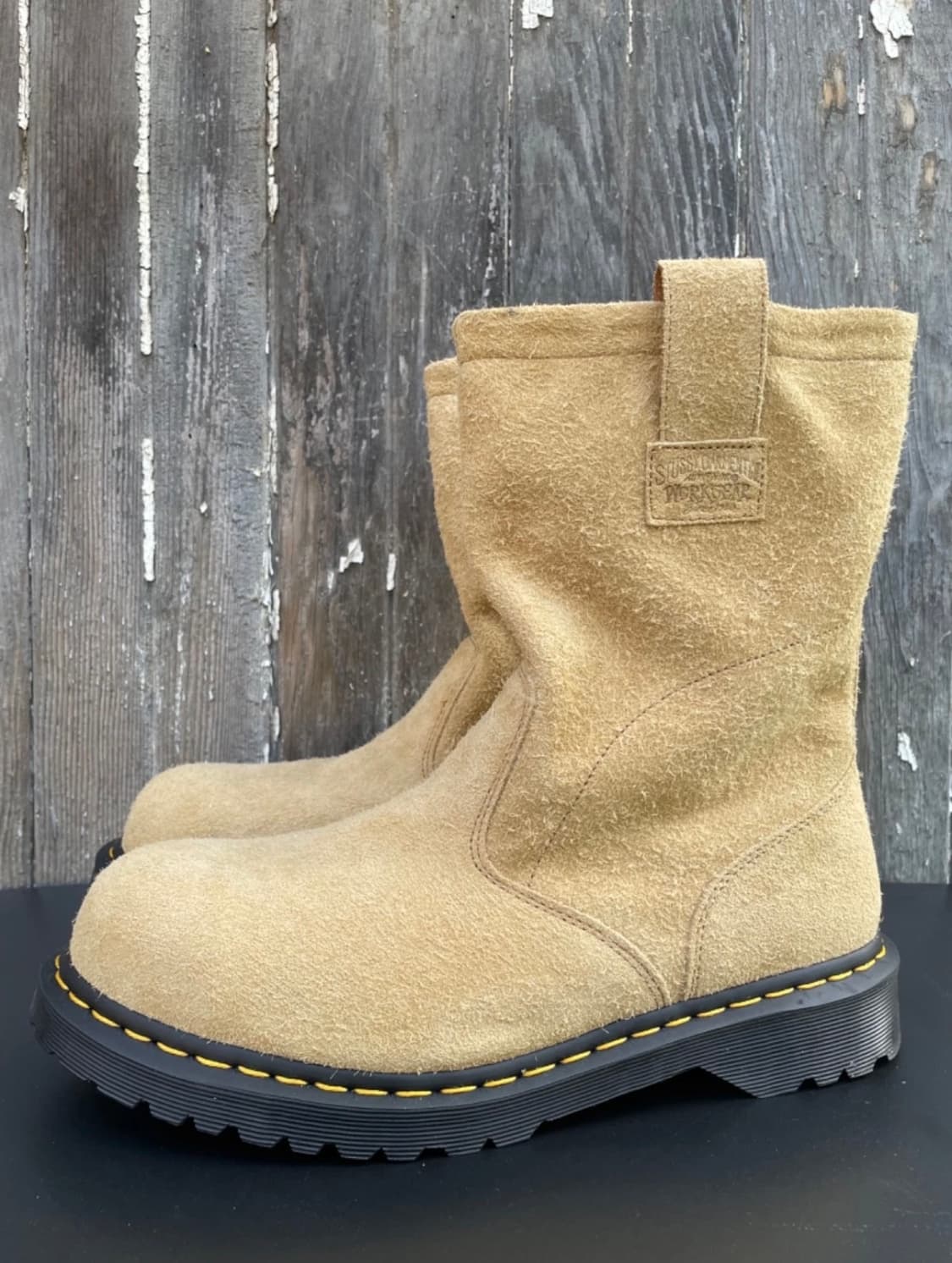 닥터마틴과 스투시 콜라보 스웨이드 부츠 US12    상품이미지2