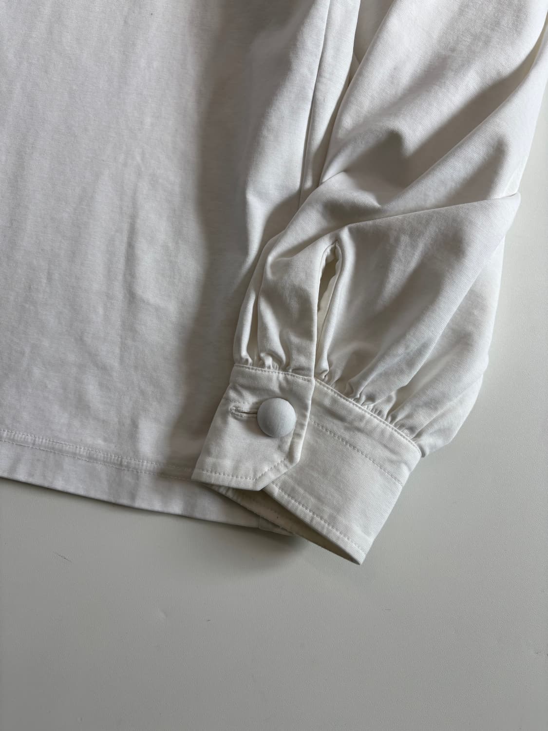 Kolor 컬러 화이트 차이나넥 블라우스 상품이미지6