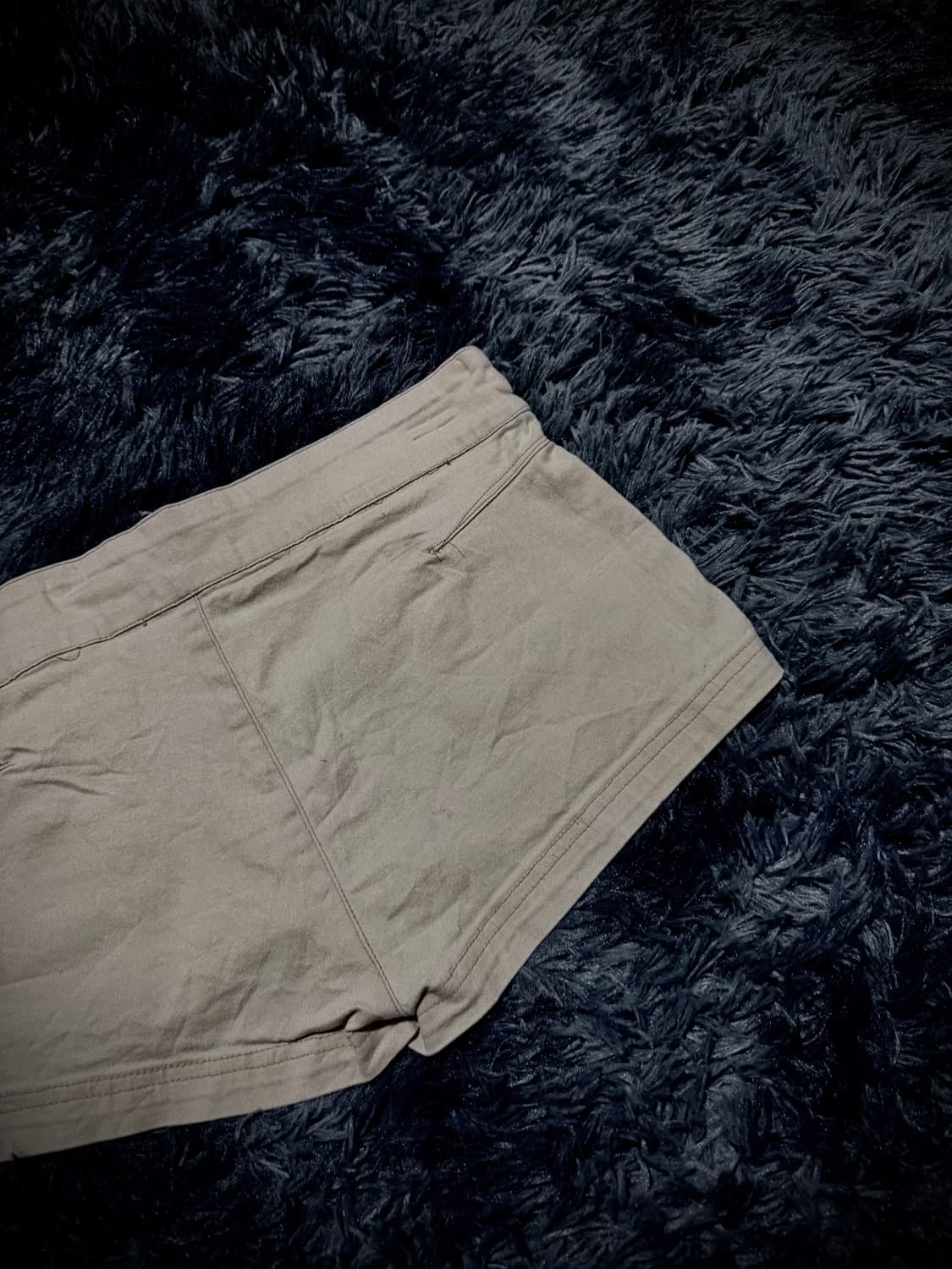 베이지 앞 포켓 디테일 마이크로 숏 팬츠  상품이미지8