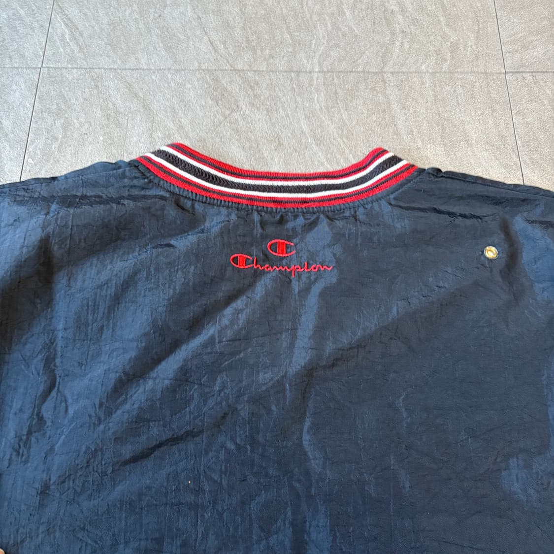 챔피온 정품 블랙 나일론 웜업 상품이미지10