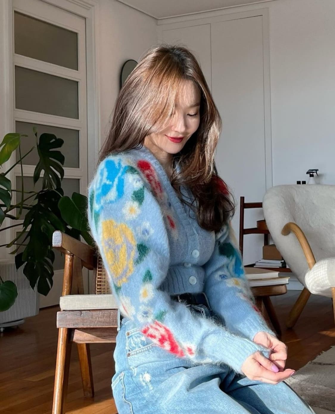 미우미우 (MIUMIU) 모헤어 카디건 상품이미지4