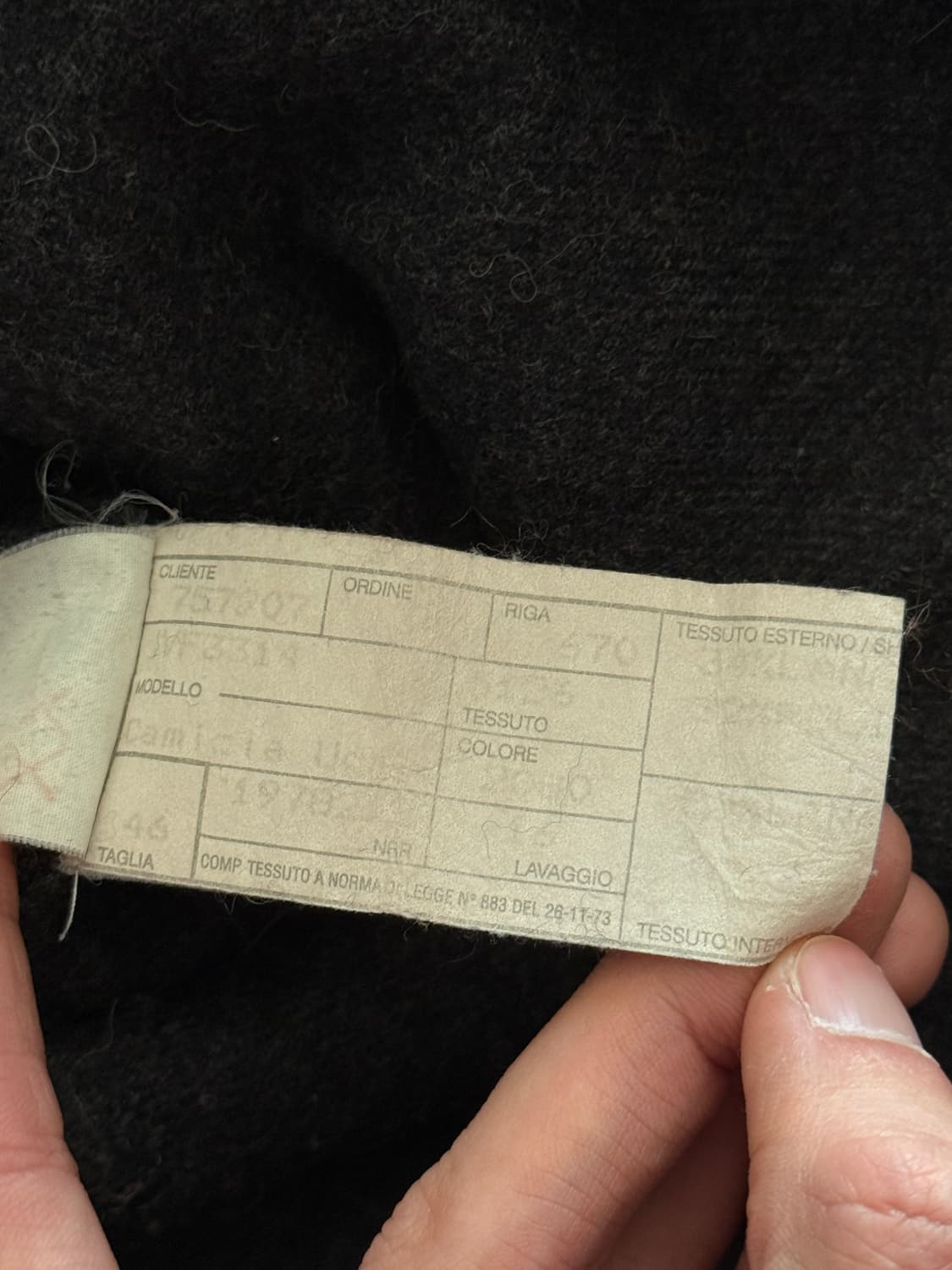 90s Emporio Armani Fleece Shearling 풀오버 상품이미지8