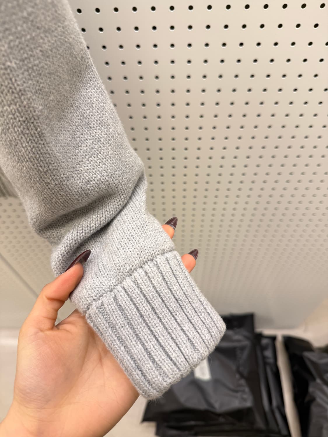 퀵실버 양털 니트 집업 U1332 상품이미지4