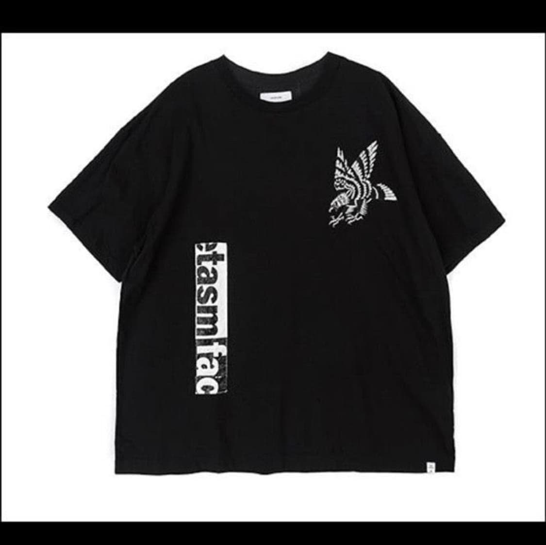 파세타즘 독수리 자수 반팔 티셔츠 블랙 FACETASM EAGLE T-S 상품이미지4