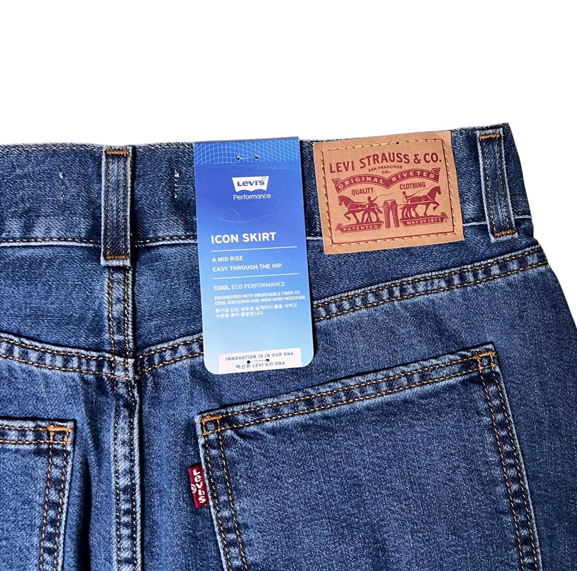 (새상품)리바이스 아이콘 스커트 27사이즈 상품이미지5
