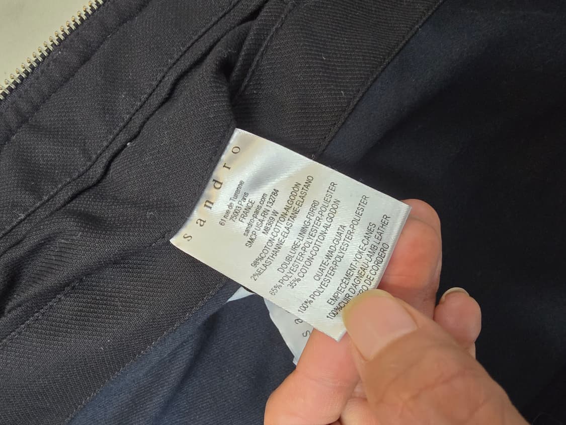 산드로 반목 패딩 베스트 상품이미지10