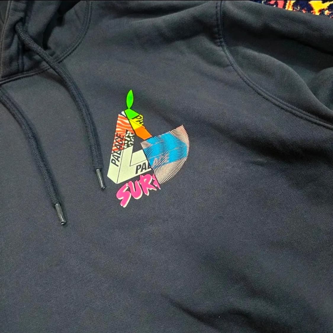 팔라스(PALACE) 믹스업 네이비 후드 티셔츠 상품이미지9