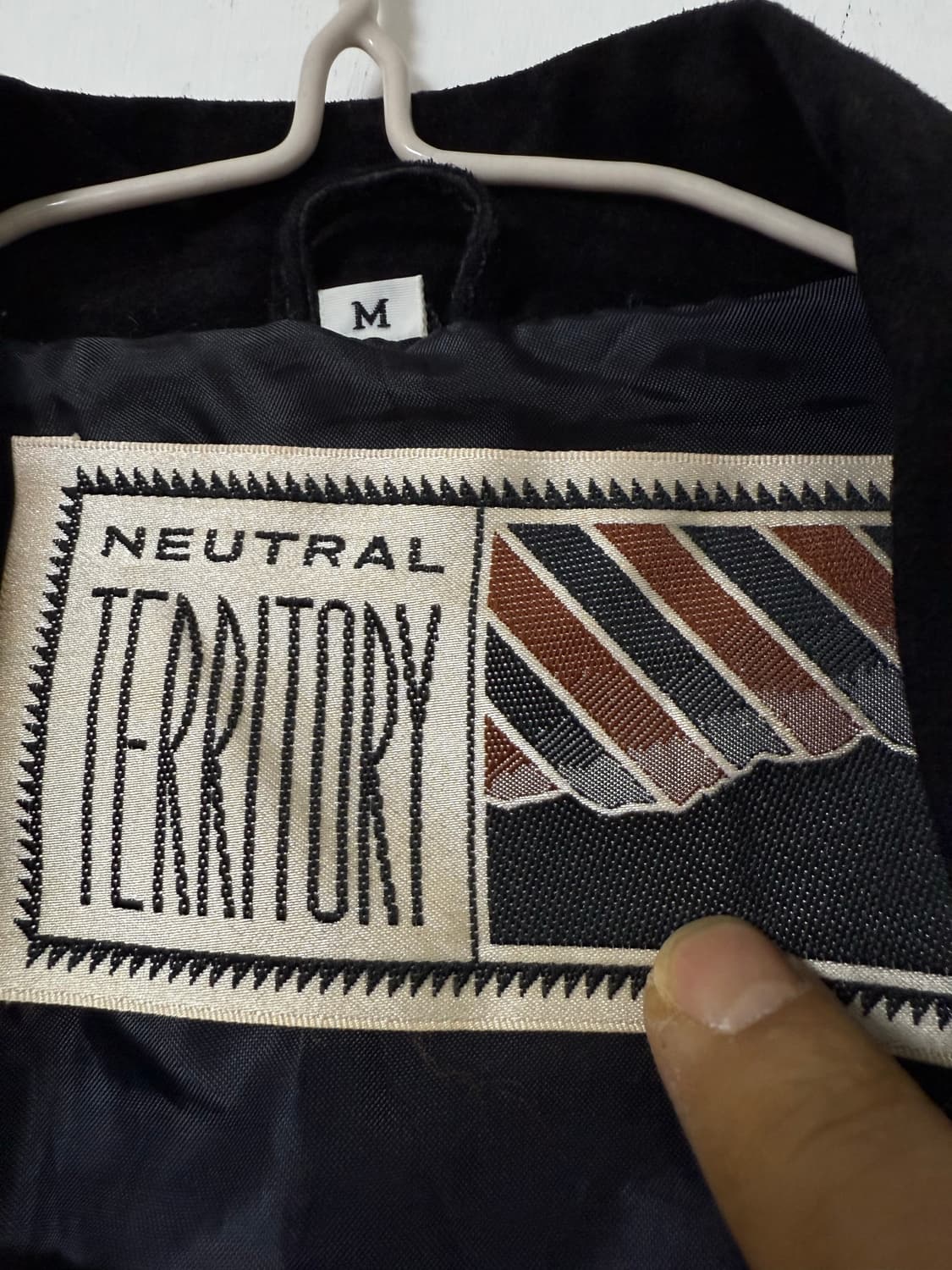 Neutral Trritory 원버튼 프린즈 소가죽 블레이저 상품이미지5