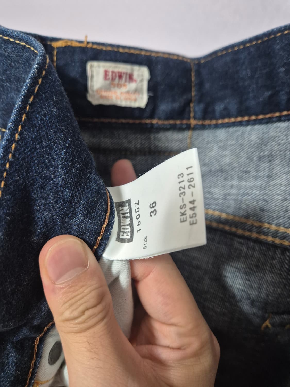 Edwin 에드윈 505Z 셀비지 데님팬츠 made in JAPAN 상품이미지8