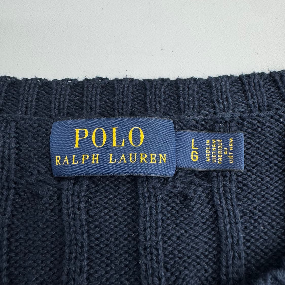 폴로 케이블 니트  상품이미지4
