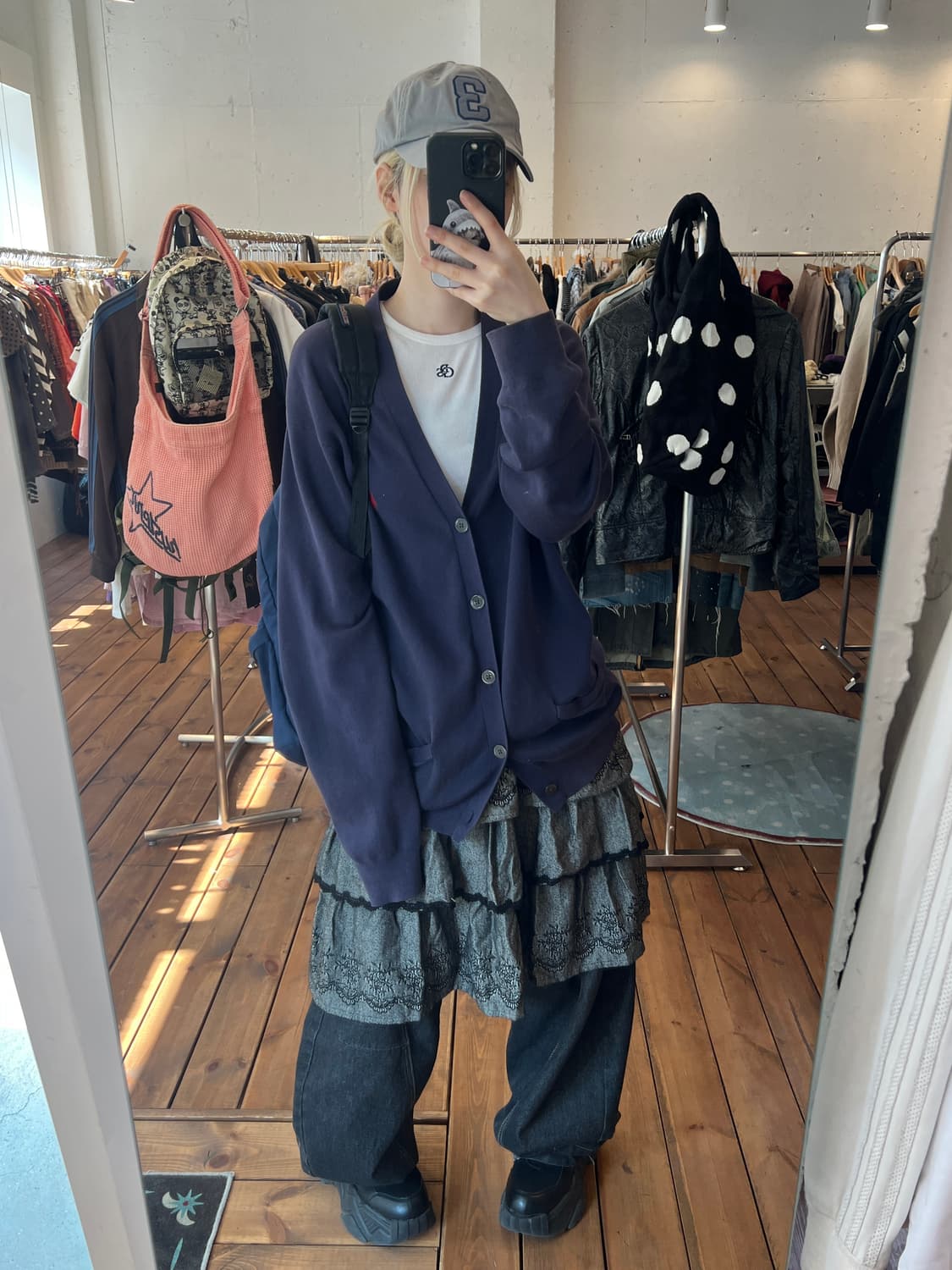 폴로 네이비 가디건 상품이미지5