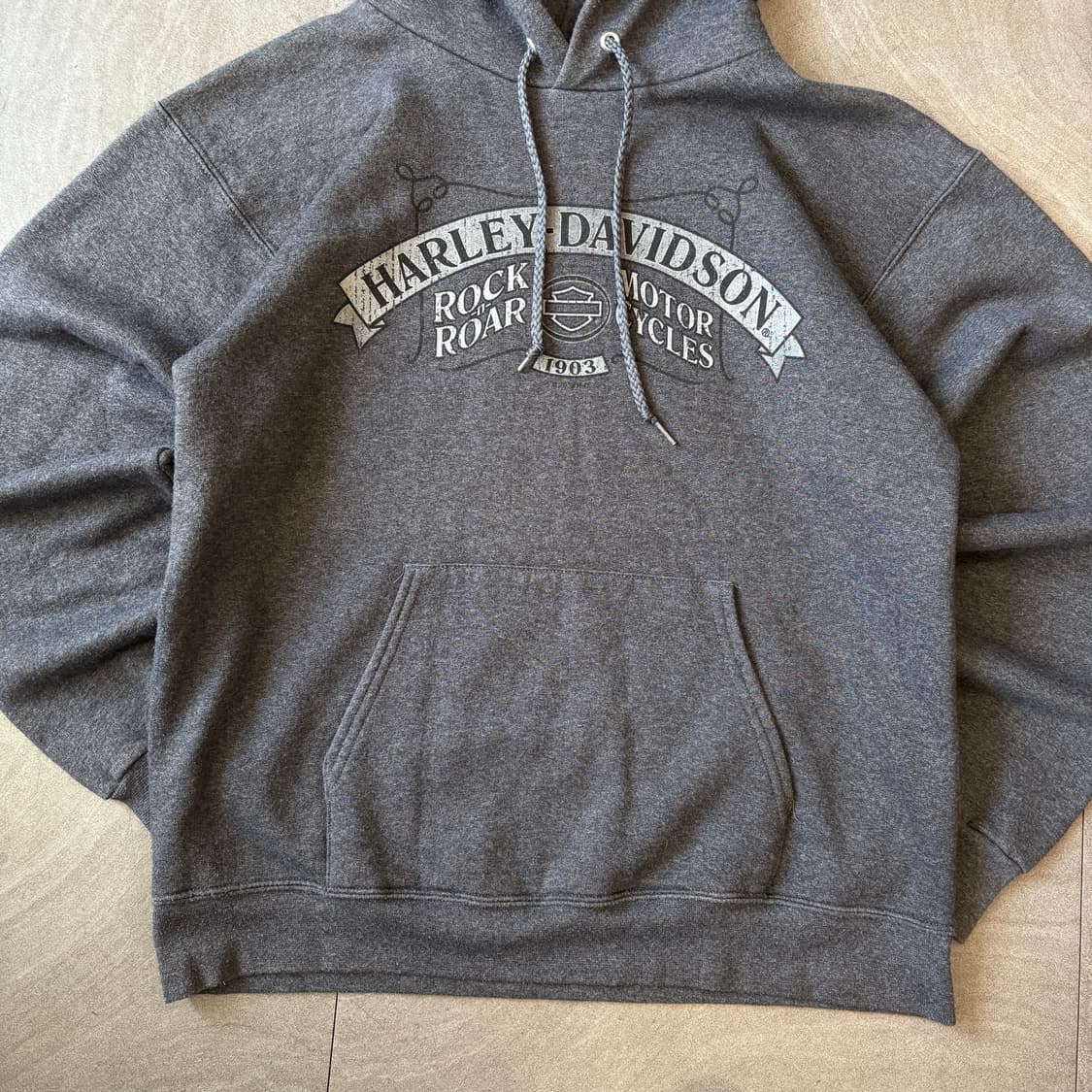 할리데이비슨 정품 그레이 후디티 상품이미지4