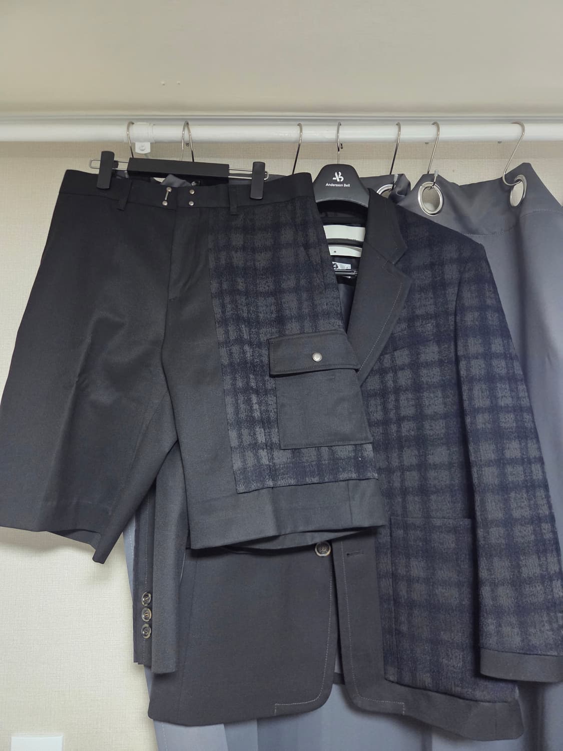 앤더슨벨 자카드 셋업 상하의 상품이미지1