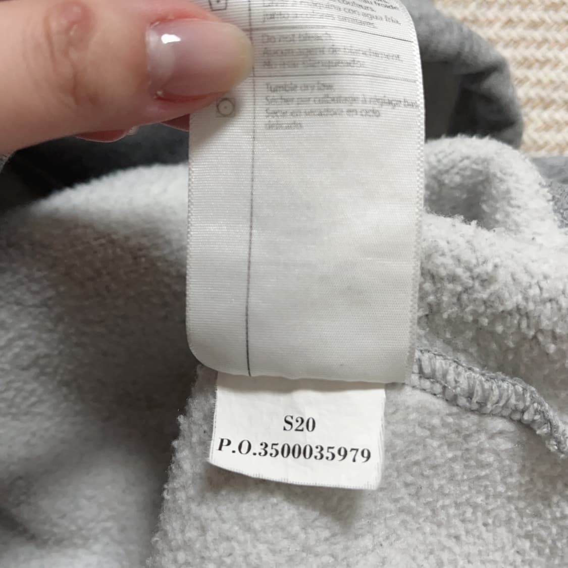 [정품] 칼하트 그레이 오리지널핏 기모 후드티 [ M ] 상품이미지6