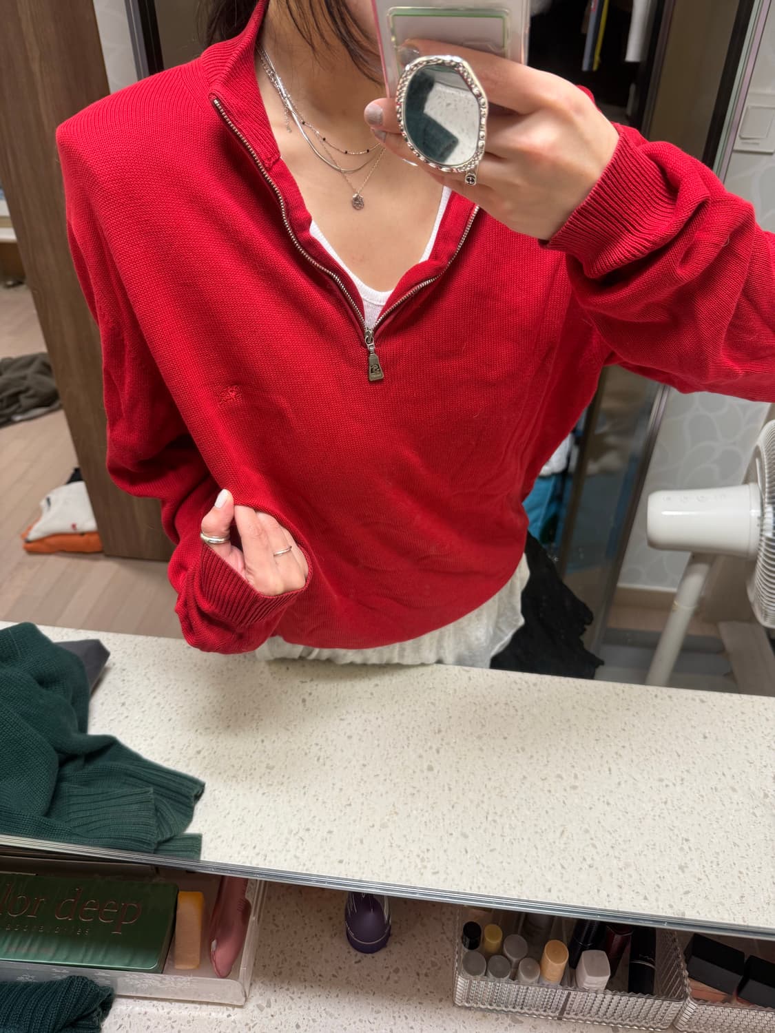 버버리 런던 레드반집업M 상품이미지4