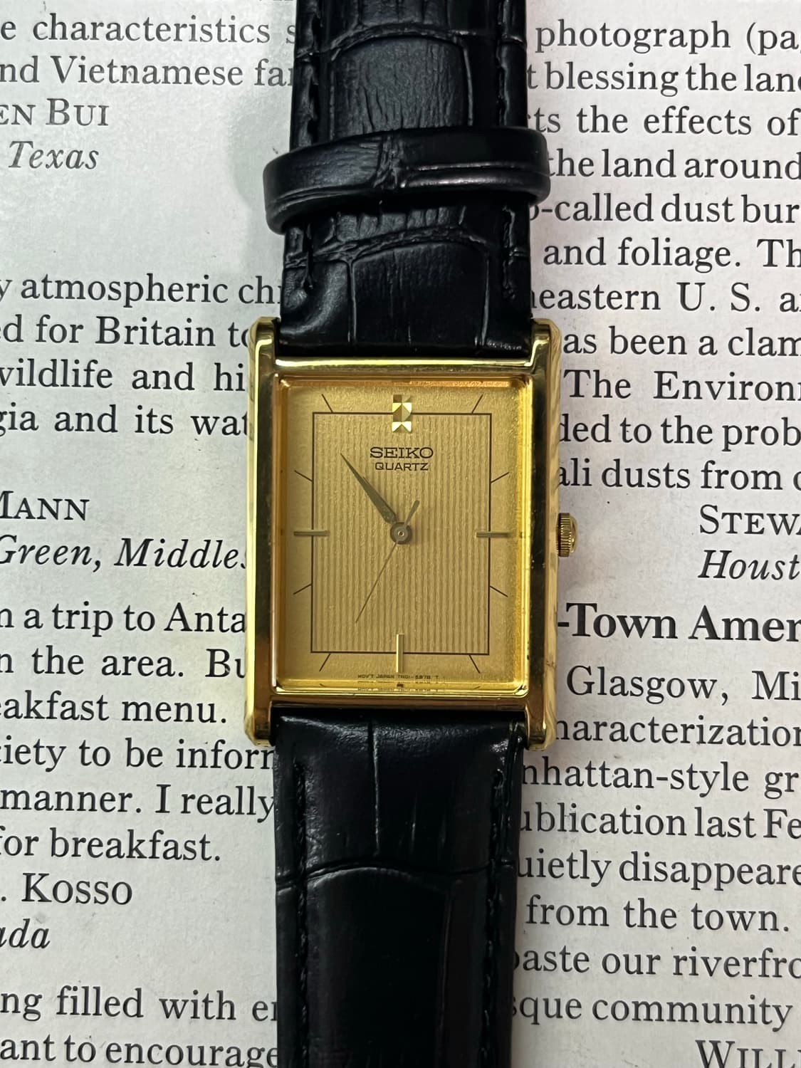 SEIKO 탱크 남성용 쿼츠 상품이미지1