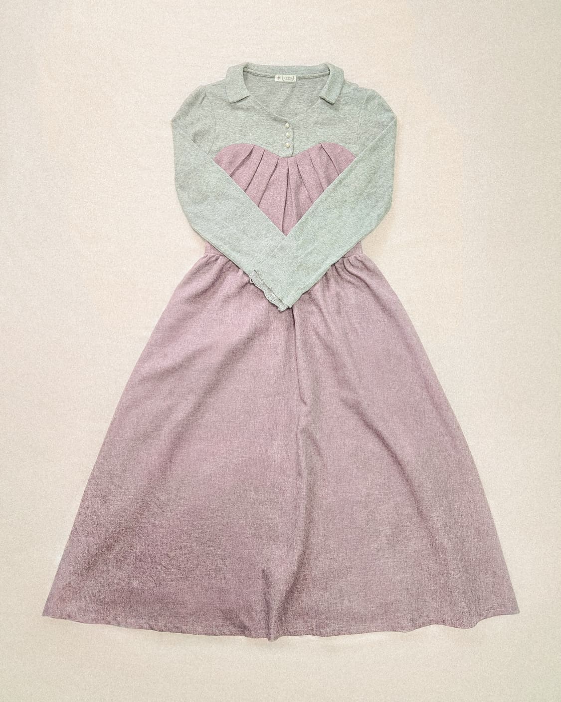 하트 쉐이프 로맨틱 무드 원피스 상품이미지1