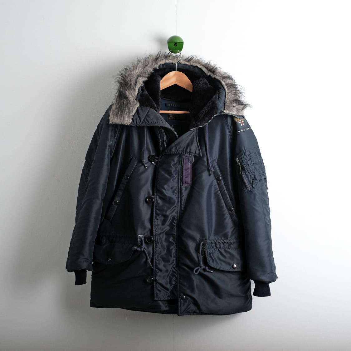 버즈릭슨 초기형 N-3A M사이즈 에어포스 블루 상품이미지3