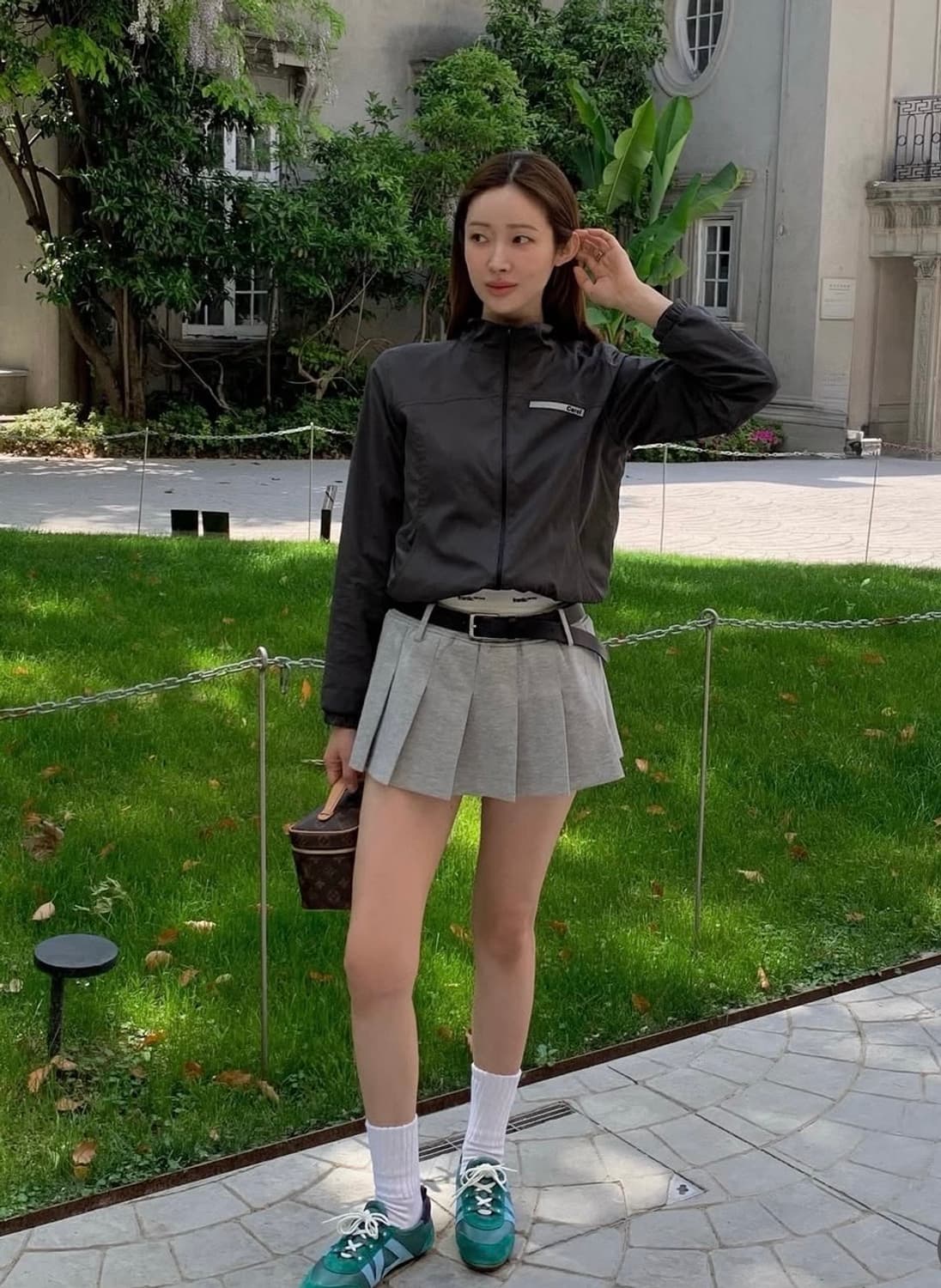 프랜틱서비스 에센셜 레더 벨트 (새상품) 차정원 착용 상품이미지2