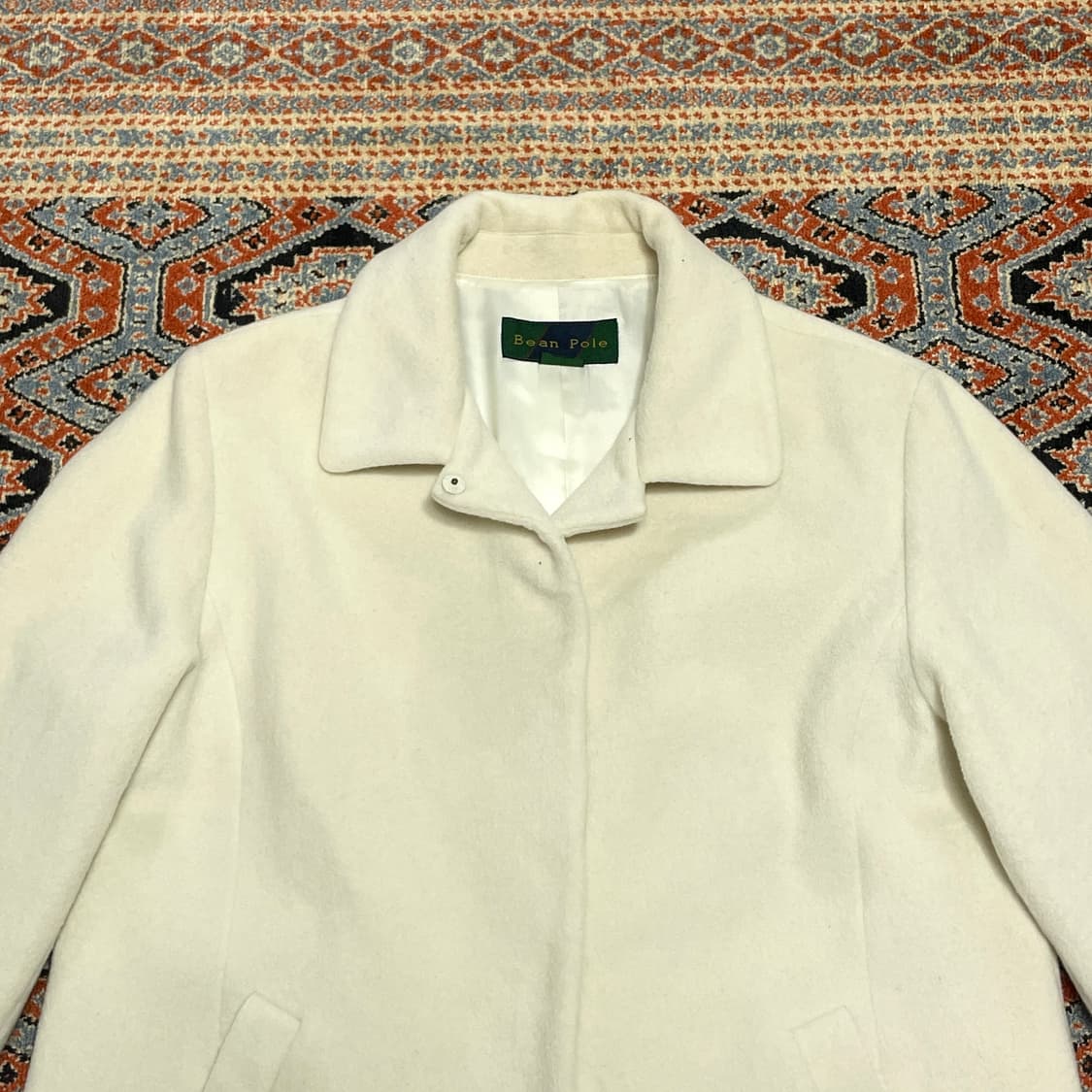 빈폴 아이보리 울 하프코트 여성90 상품이미지2