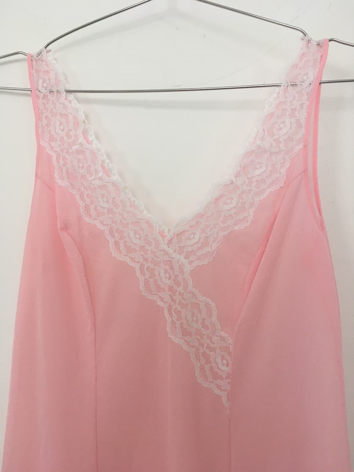 Pink Lace Slip Dress 상품이미지3