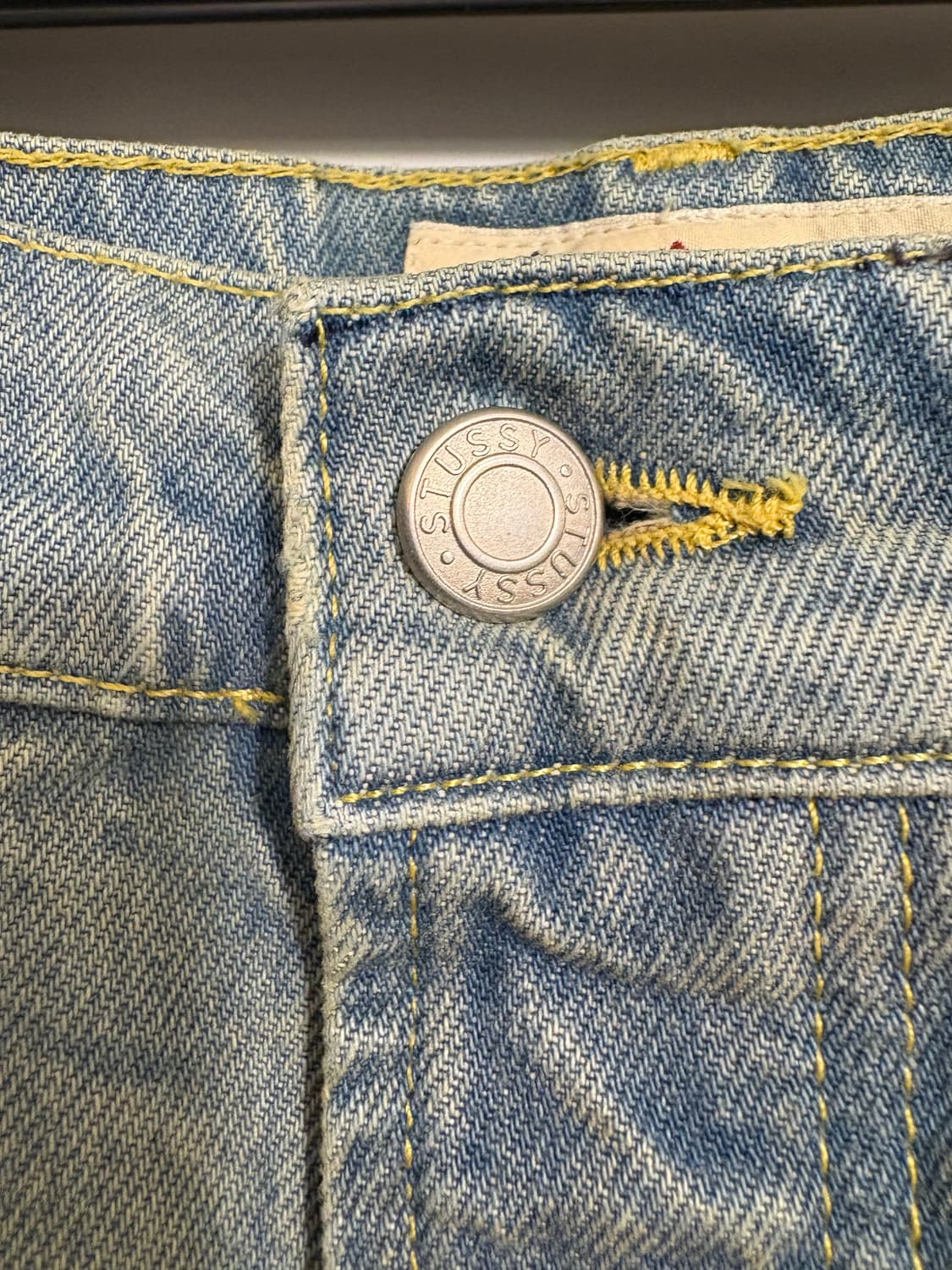 스투시 데님 빅올 쇼츠 샌드워시 사이즈 34 상품이미지2