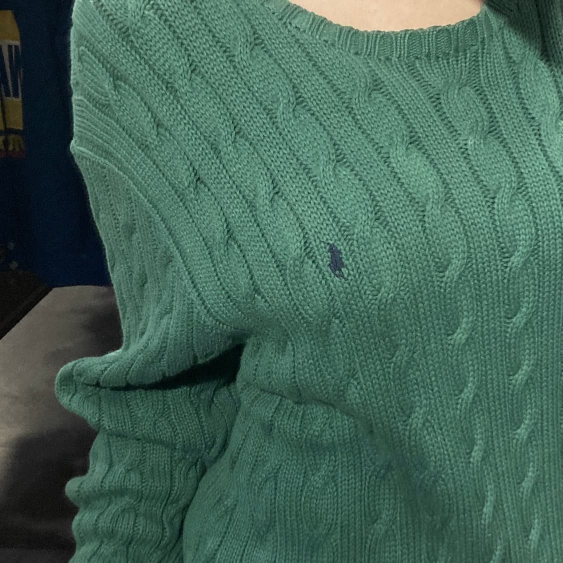[IM] 폴로 랄프로렌 케이블 니트 민트 그린 상품이미지4