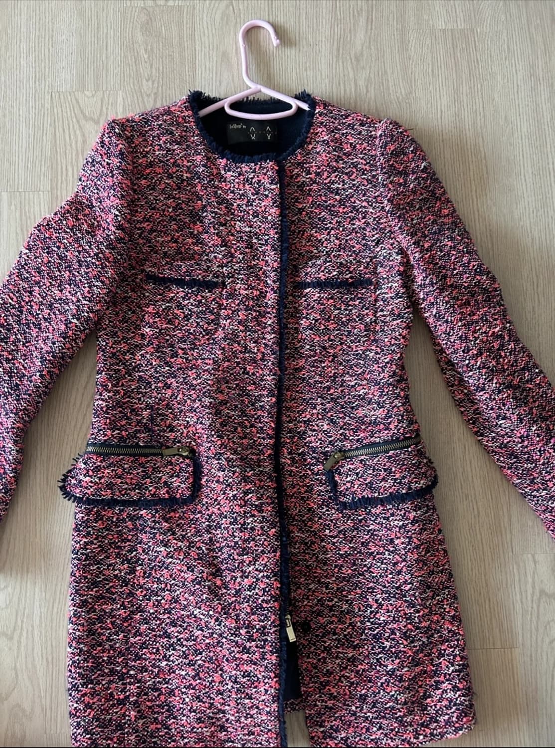 르샵 울 양모 트위트 코트 상품이미지1