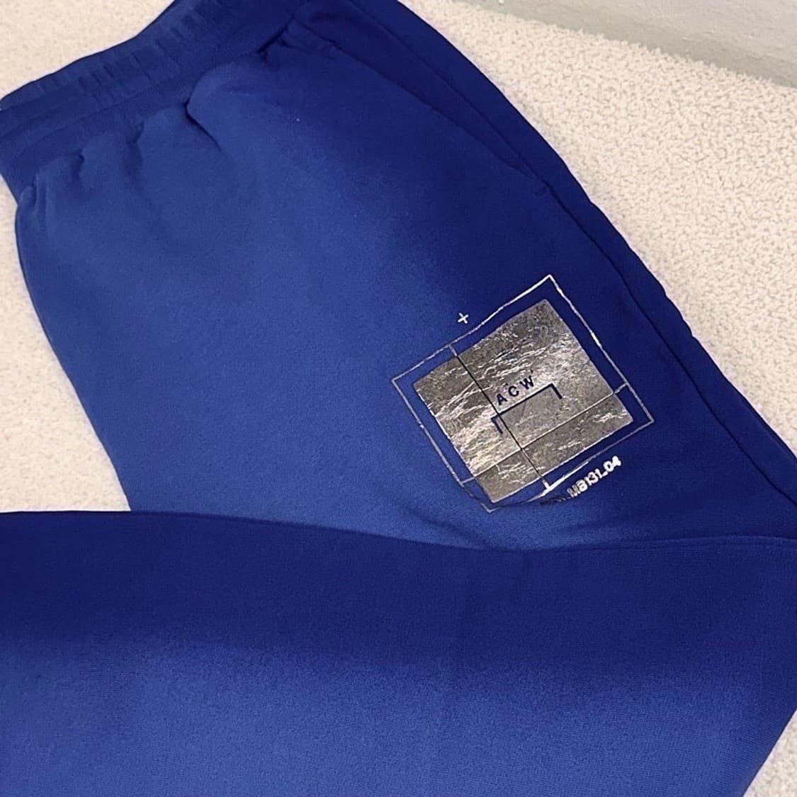 (정품/새상품) 어콜드월 남성 블루 스웻팬츠 조거팬츠 상품이미지4