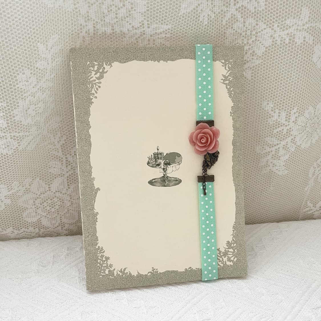 ⊰dot flower⊱ book-band 도트 꽃 북밴드 상품이미지1