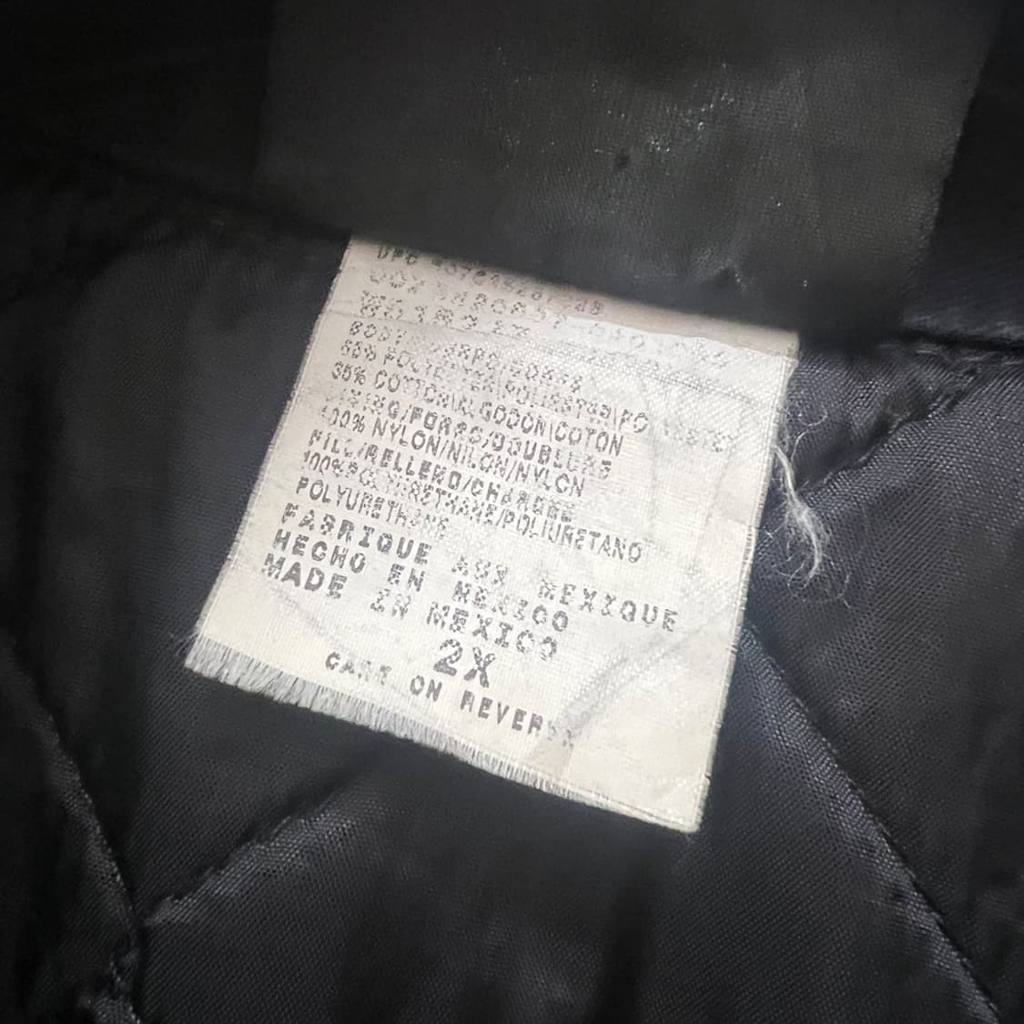 90s 디키즈 워크웨어 투톤 누빔 워크 자켓 2XL 상품이미지4