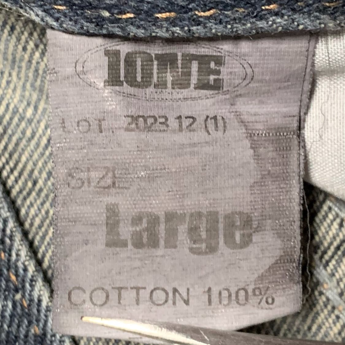 [32] 1ONE CHASER 와이드 벌룬핏 데님팬츠 상품이미지5