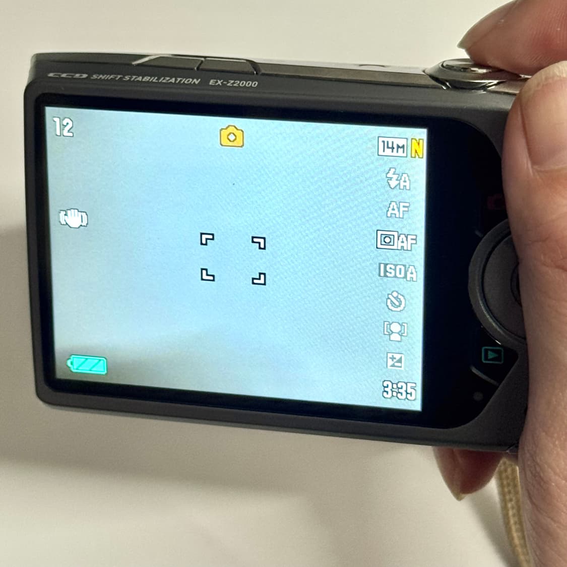 인물 메이크업모드)카시오 엑슬림 Z2000 실버💝Casio Exilim 상품이미지9