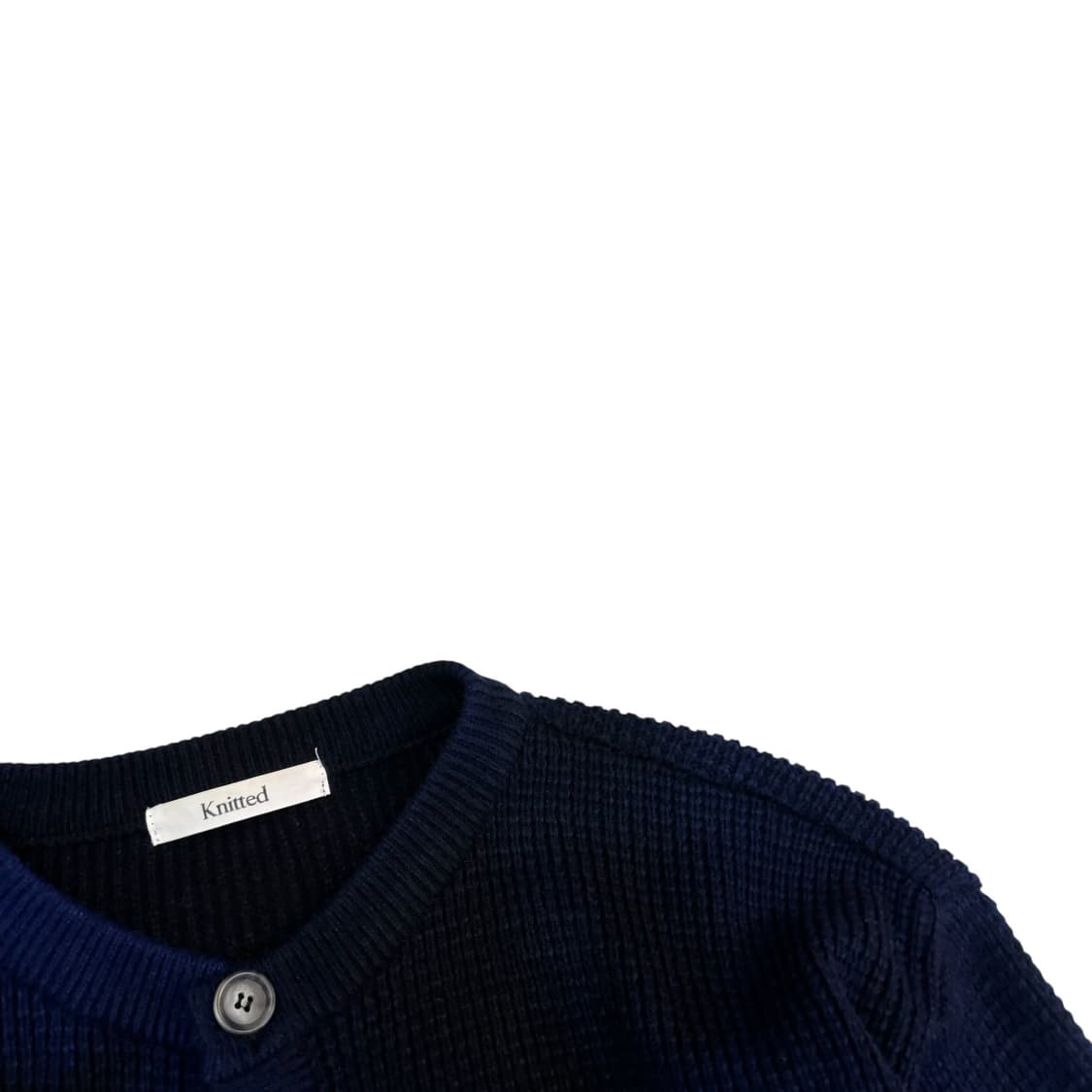 니티드 라운드넥 가디건 상품이미지3